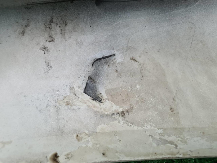 Накладка перед. бампера Toyota LC Prado 150 09-13