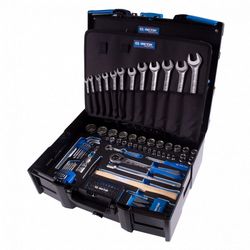 KING TONY (9052-002MRV) Набор инструментов универсальный, пластиковый ящик, 112 предметов