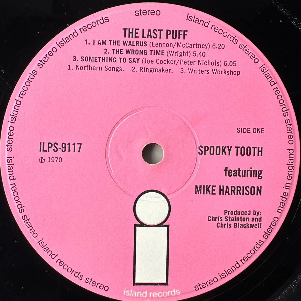 Spooky Tooth Featuring Mike Harrison ‎– The Last Puff (Англия 1970г.)