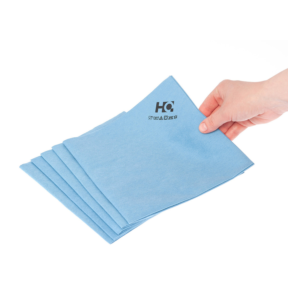 Салфетка нетканая микроволоконная ЭкстраКлин (ExtraClean), синяя, 5 шт/уп,  40*40 см, 130 г/м² HQ Profiline