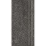 Paradyz Carrizo Bazalt - Ступень простая структурная с насечками 300x600