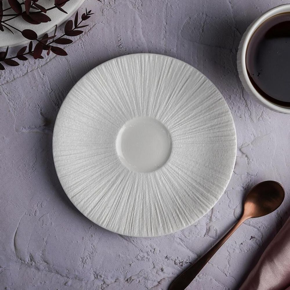 Блюдце d 16,5 см h2 см чайное для чашки арт. 81222588 Frost White Moon P.L. Proff Cuisine [6]
