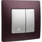 Рамка 1 пост сливовый ETIKA Legrand