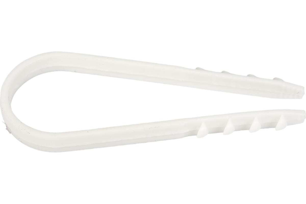 Дюбель-хомут ДХК для круглого кабеля 19-25мм нейлон белый (100шт) КВТ Fortisflex