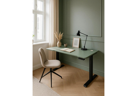 Компьютерный стол Woodville Маркос 120х75 зеленый, черный, ножки черные