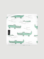 Муслиновое утеплённое одеяло Mjölk Крокодилы