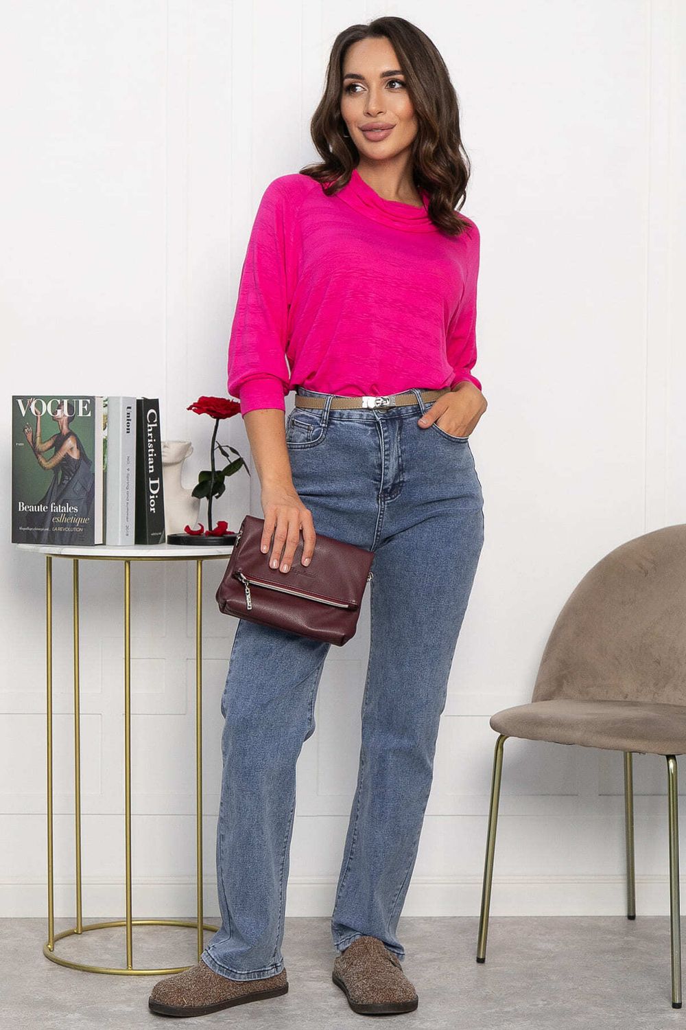 Блуза Астильба (розовая) Б13996-16М LT Collection