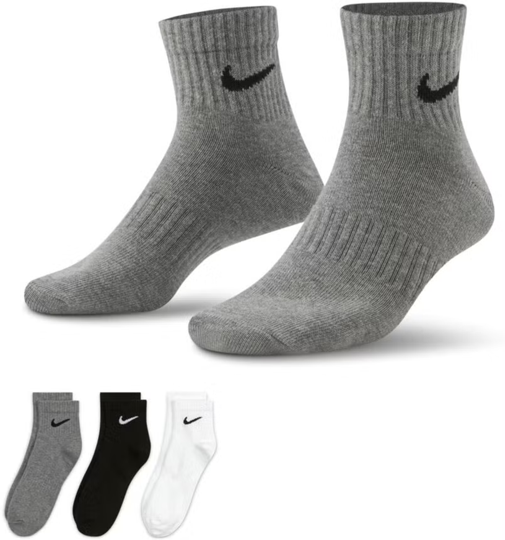 SX7677-964 НОСКИ Nike U NK EVERYDAY LTWT ANKLE 3PR