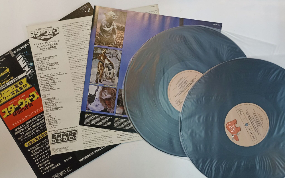 Винтажная виниловая пластинка LP John Williams The London Symphony Orchestra Star Wars / The Empire Strikes Back 2LP (Japan 1980)