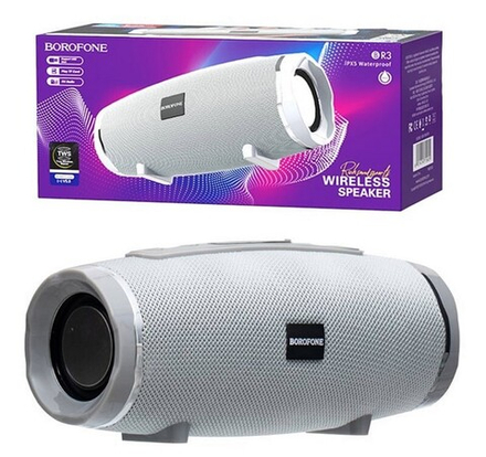 Колонка - Bluetooth BOROFONE BR3 (серый)