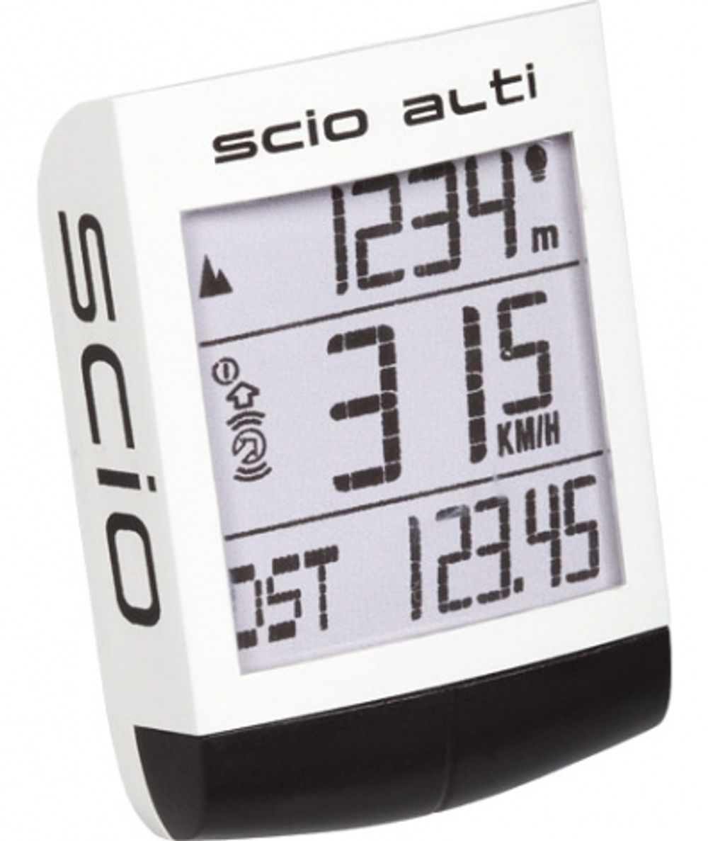 Велокомпьютер PRO, SCIO ALTI, беспровод., белый
