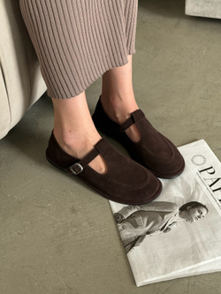 Лоферы из натуральной замши