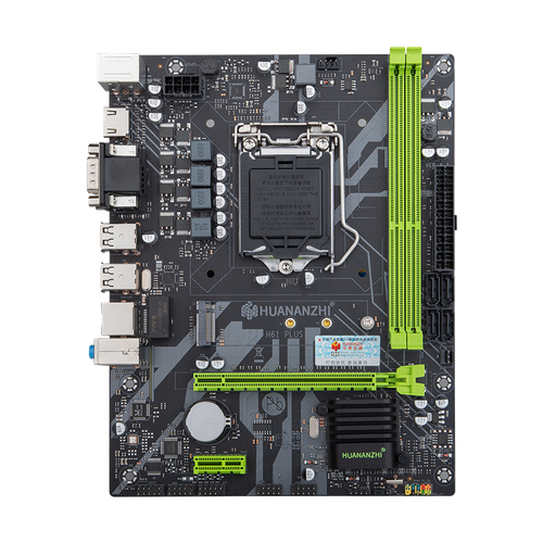Материнская плата HUANANZHI H61-PLUS-M.2, Socket1155, mATX, Retail, 2xDDR3, PCIe3.0, 1xM.2, 100LAN, 2xPS/2, 6xUSB2, VGA, HDMI (HNZ-H61-PLUS-M2)