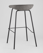 Стул барный Beetle Lite PU серый 2 шт