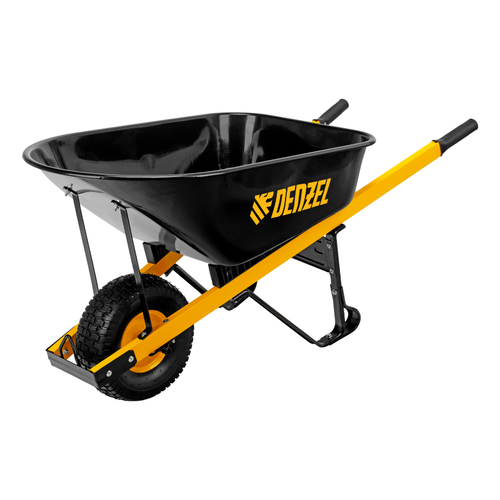 68999 Тачка строительная // усиленная // объем 140 л // 230 кг // колесо 15х6.00-6 // Denzel