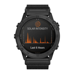Спортивные часы Garmin tactix Delta Solar Edition Ballistics, чёрный нейлоновый ремешок, чёрный силиконовый ремешок Безель из стали с DLC-покрытием, дисплей Solar со стеклом Power Sapphire. Нейлоновый ремешок и силиконовый ремешок с классическими застёжка