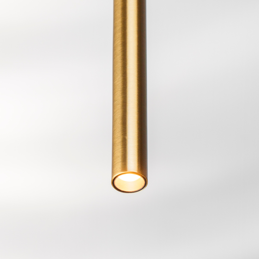 747433 Люстра TUBO LED 5W 300LM 25G ЗОЛОТО 3000K