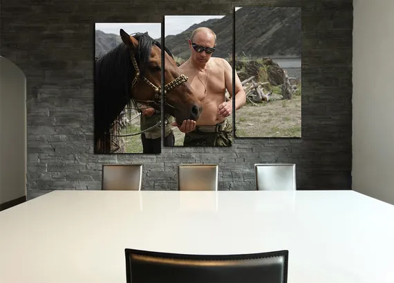 Модульная картина "Владимир Путин"