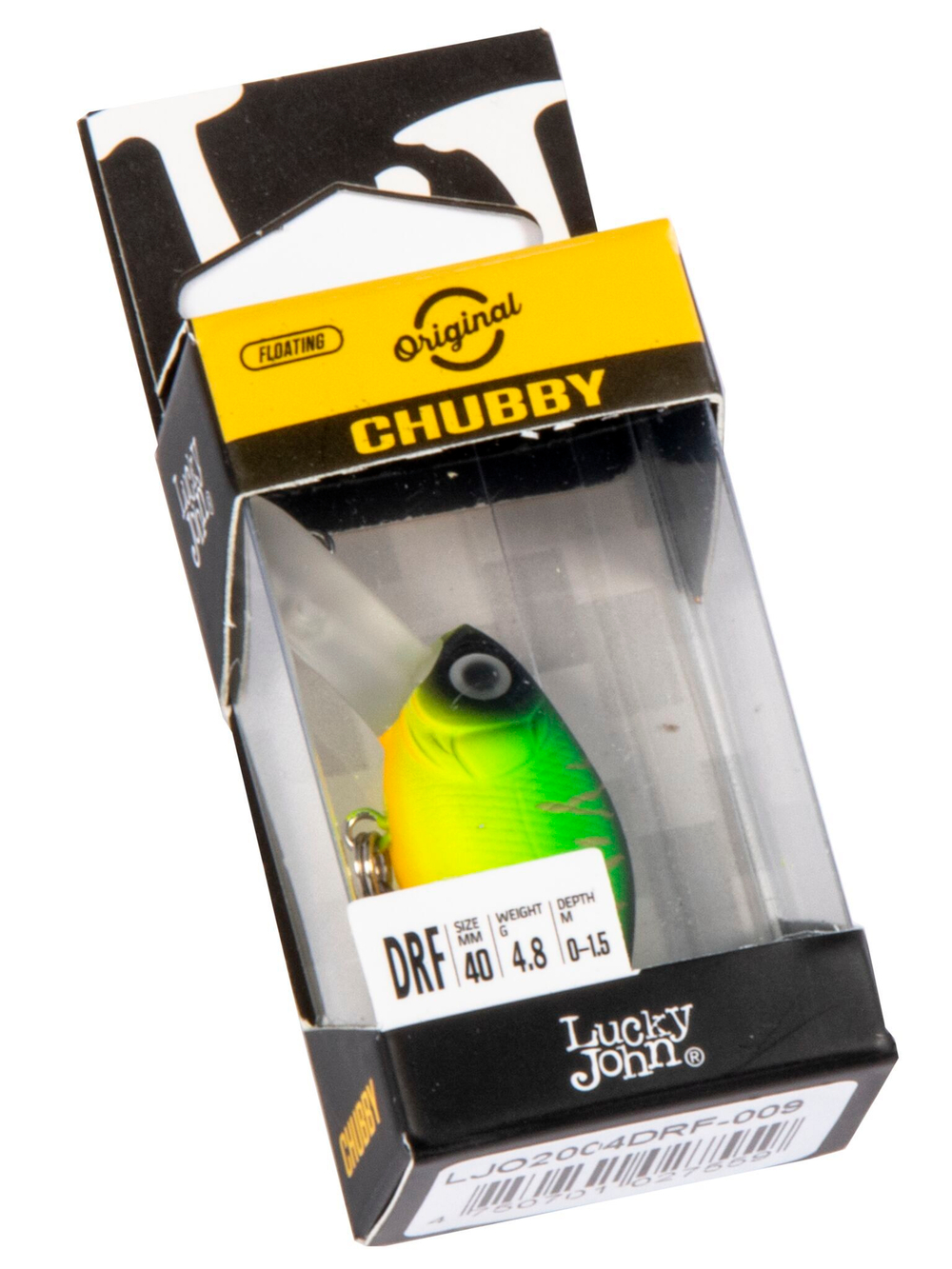 Воблер Lucky John CHUBBY 4DRF, цвет 009