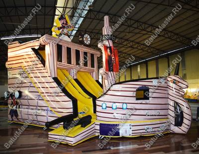 Коммерческий надувной батут-корабль "Атлантис - 2", 10*5*5 м
