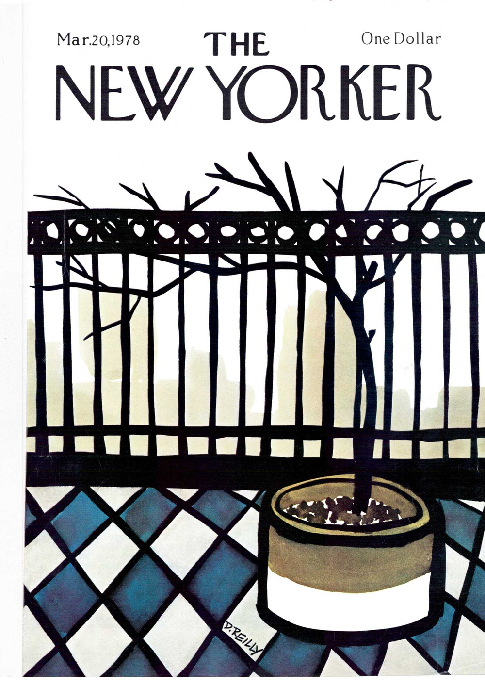Журнал The New Yorker 20-03-1978, обложка