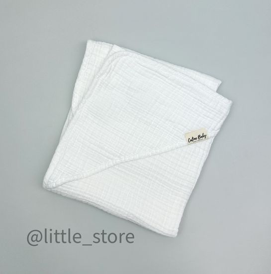 Полотенце из муслина, Белое