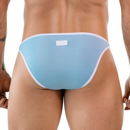 Мужские трусы слипы голубые Clever Moda RELAX BRIEF 184807
