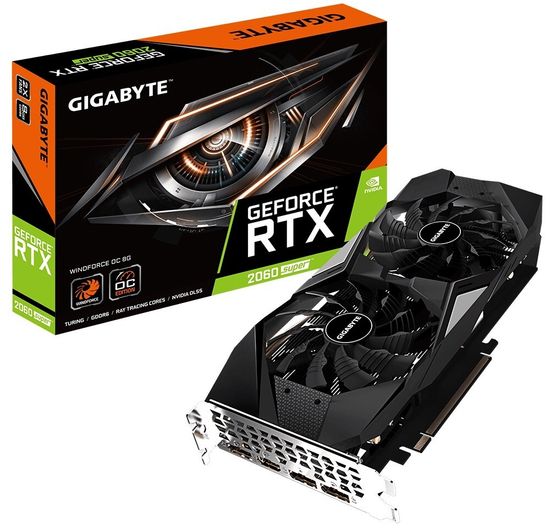 Видеокарта Gigabyte GeForce RTX 2060 Super Windforce OC