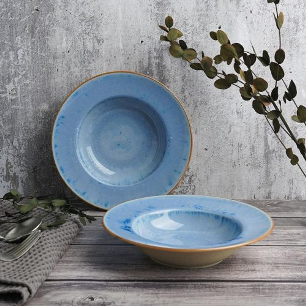 Тарелка глубокая для супа,пасты 20*4.7 см, 300мл, "Blue Panasia" P.L. Proff Cuisine