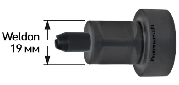 Адаптеры на Weldon 19 для спиральных сверл с внутренним подводом СОЖ, Karnasch, арт. 20.1434