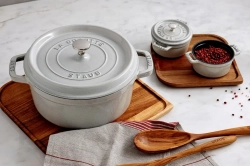 STAUB Кокотница 12 см чугунная 400 мл серая