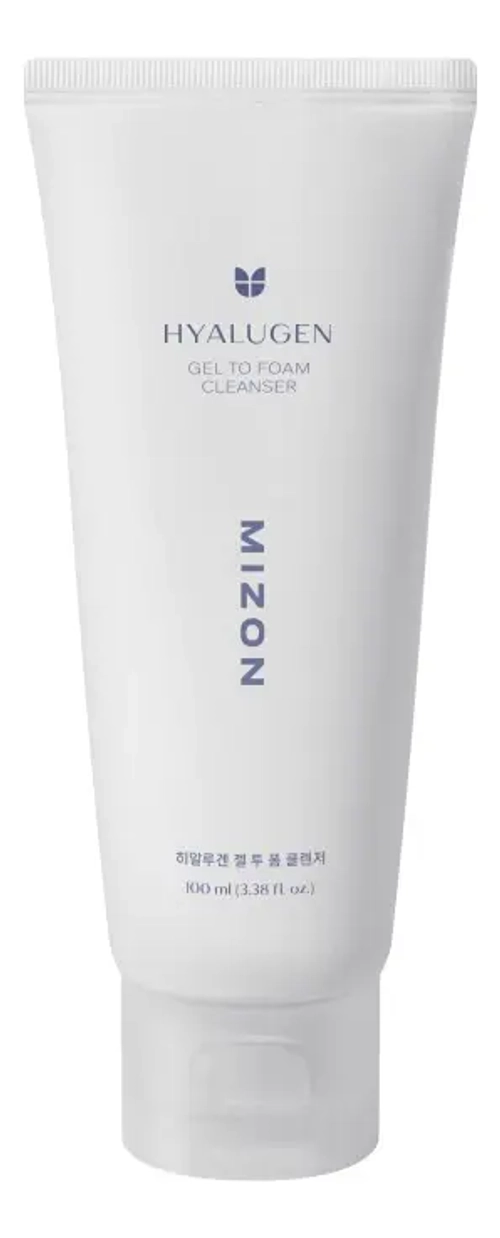 MIZON Гель-пенка для умывания с гиалуроновой кислотой и коллагеном - HYALUGEN GEL TO FOAM CLEANSER ,100мл
