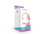 Вагинальные шарики Lota, цвет персиковый (LYRA) (Цвет: розовый)