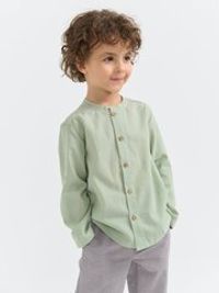 Рубашка хлопковая "Шалфей"