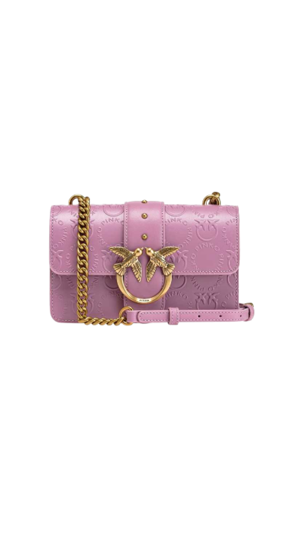 MINI LOVE BAG ICON NEW MONOGRAM - pink