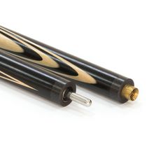 Кий для русского бильярда 2-pc "Классика" (черный граб, граб) 13 запилов