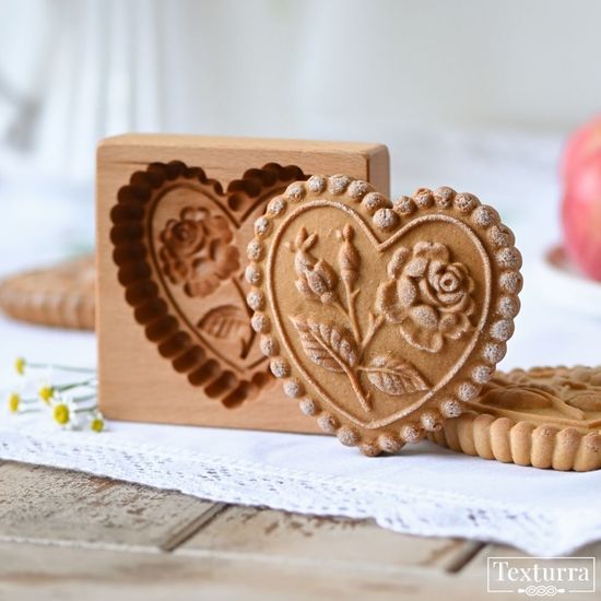 Печатный пряник с цветами