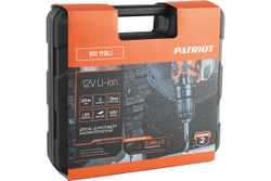 Аккумуляторная дрель-шуруповерт PATRIOT BR 119Li 180301119, 1250 об/мин, 0.89 кг