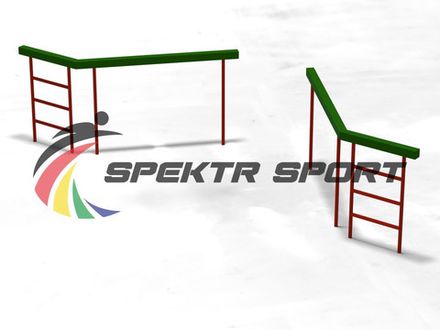 Элемент полосы препятствий Разрушенный мост