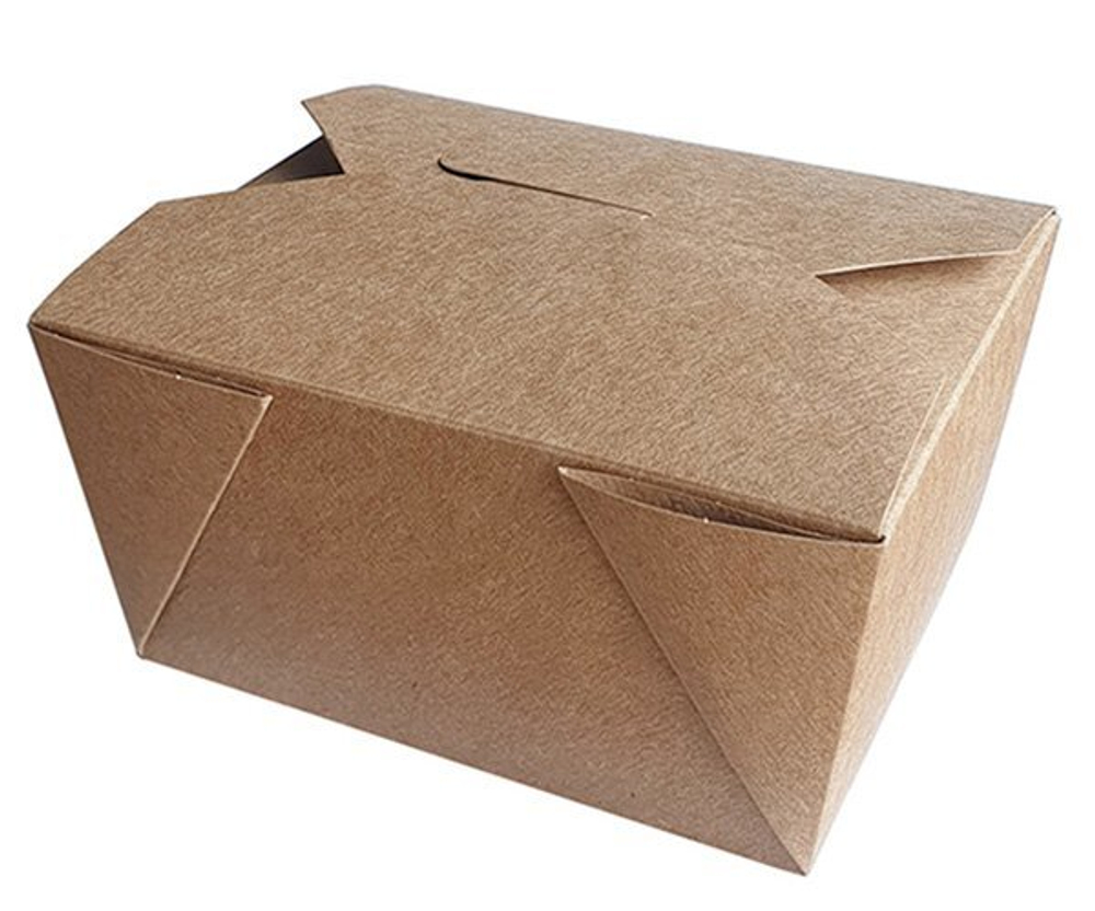Контейнер Fold Box Оригамо, 130х105х64 мм, 600 мл, крафт, 315 штук