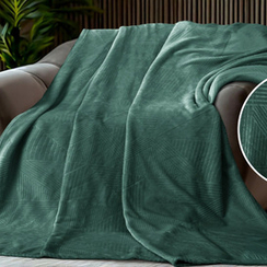 Велсофт тисненый "Хвоя" | ш.220 см | 265 г/м² | полиэстер-100%