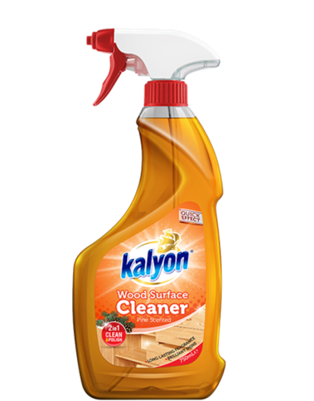 KALYON СПРЕЙ ДЛЯ ОЧИЩЕНИЯ МЕБЕЛИ, ПАРКЕТА И ДЕРЕВЯННЫХ ПОВЕРХНОСТЕЙ 750 МЛ x 12
