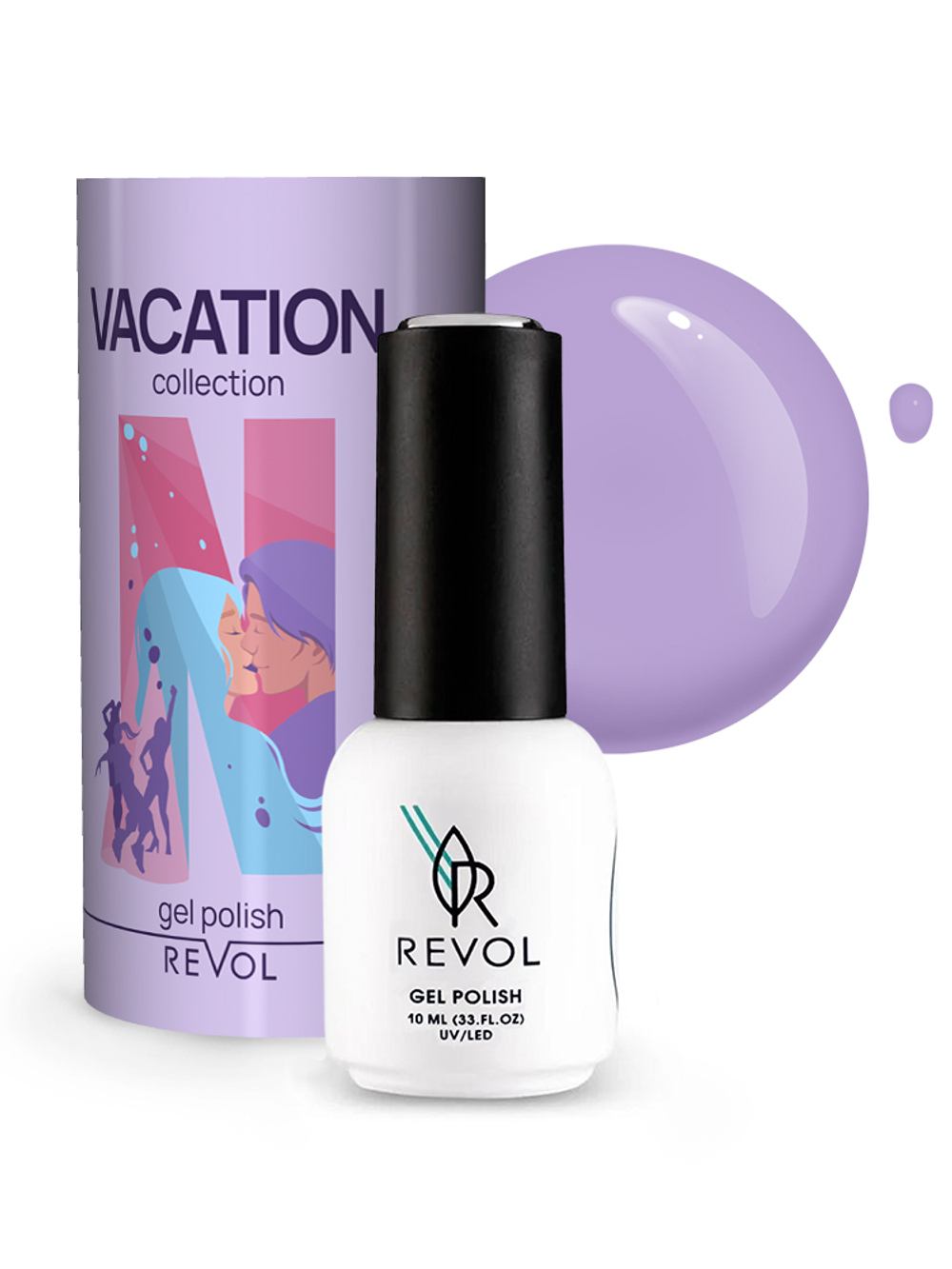 REVOL Гель-лак "Vacation" № 08 Night, 10мл