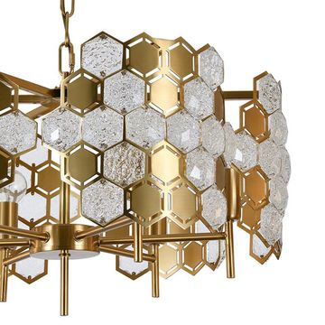 Подвесная люстра 6*E14 V000571 12047/6P Brass бронза Delizia Indigo