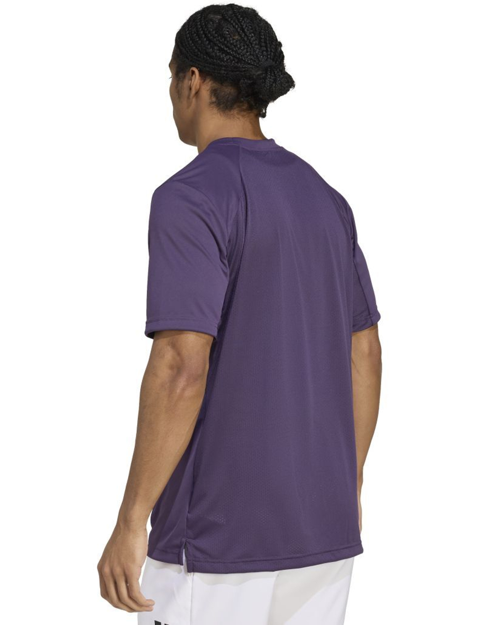Мужская теннисная футболка Adidas Club Climacool - aurora plum