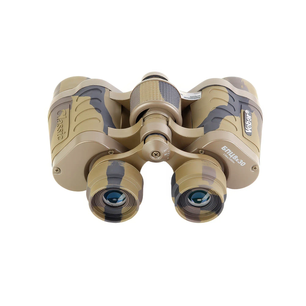 Бинокль Veber Classic БПЦ 8х30 VR камуфляж с верхним ракурсом
