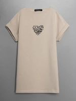 Платье туника оверсайз для девочки