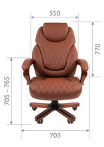 Офисное кресло CHAIRMAN 406 N, экокожа