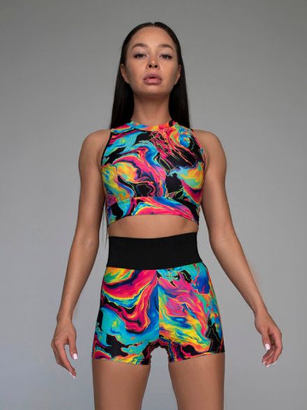 Шорты с поясом корсаж Galaxy