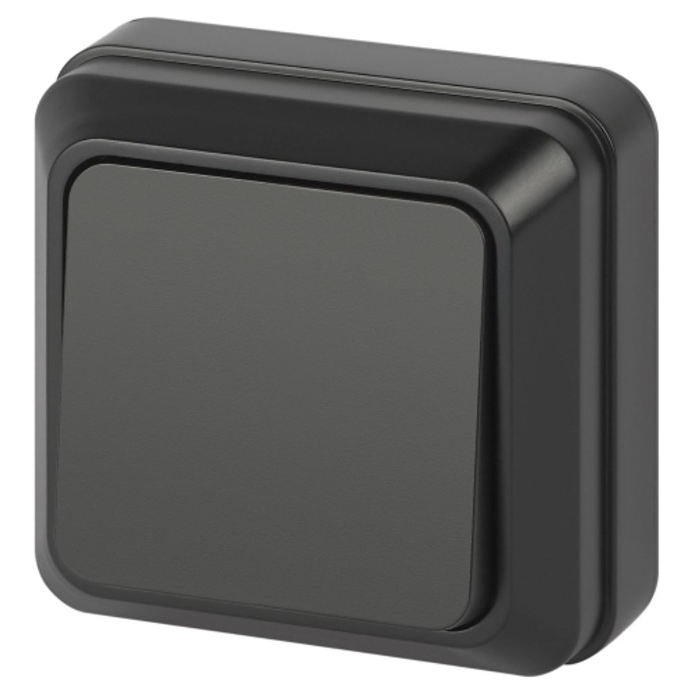 Выключатель Intro Quadro 2-101-05 10А-250В IP20 ОУ антрацит